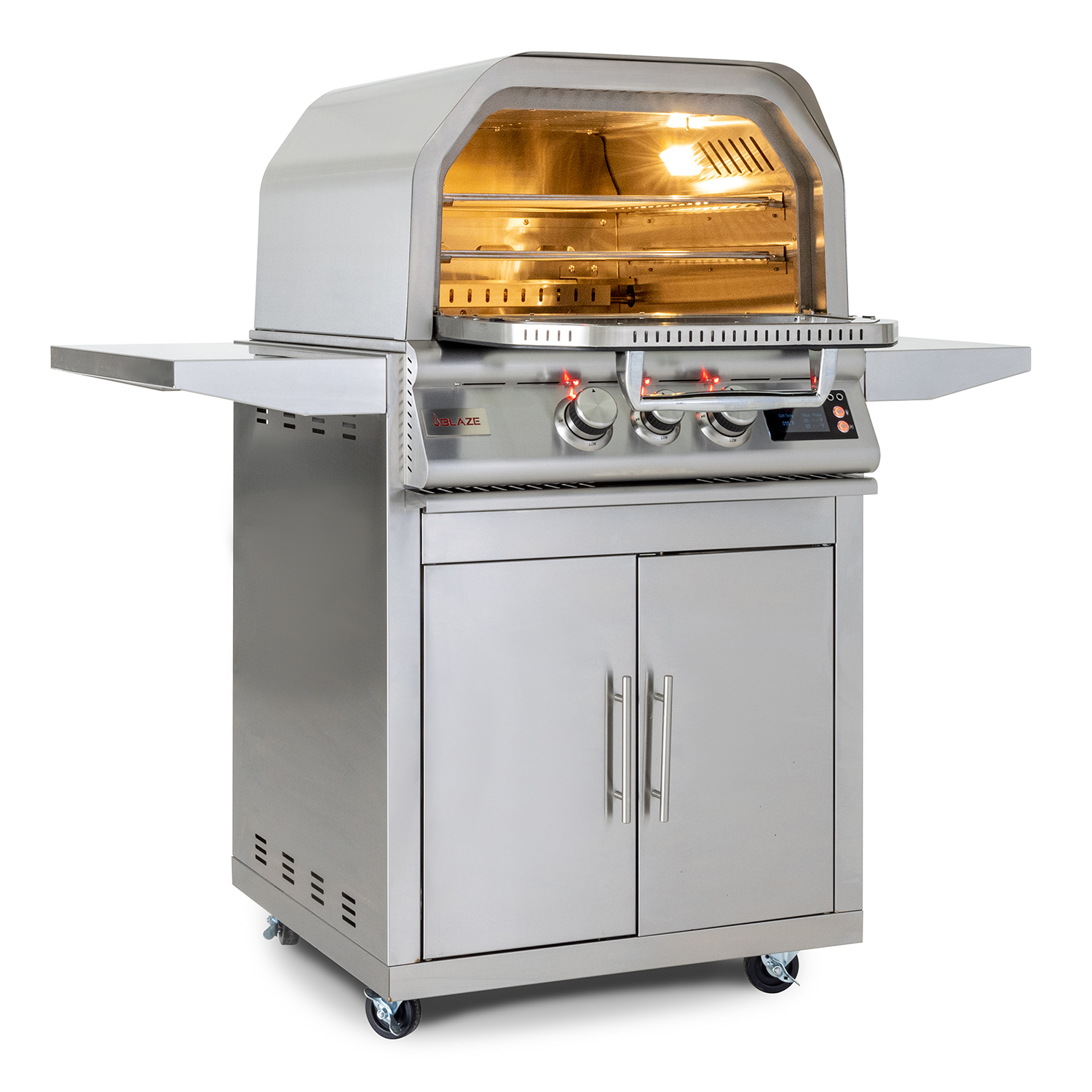 Blaze 26-Inch Gas Outdoor Pizza - Blaze With Grills Rotisserie Oven
